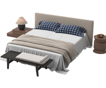 Modern Double Bed-ID:769846923