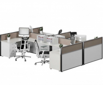 Modern Office Desk And Chair-ID:139656076