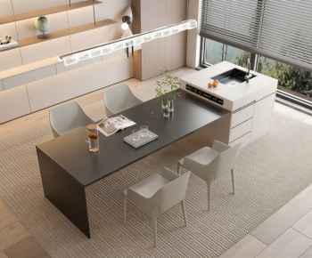 Modern Dining Table And Chairs-ID:847265962