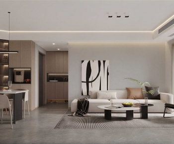 Modern A Living Room-ID:209439042