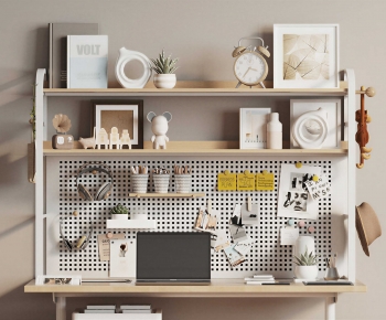 Modern Computer Desk And Chair-ID:819109926