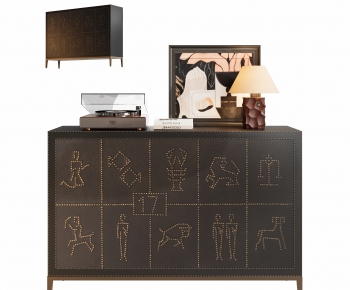 Retro Style Entrance Cabinet-ID:297553063