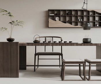 New Chinese Style Tea Tables And Chairs-ID:200325971