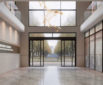 Modern Office Reception Desk-ID:946419953