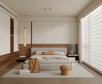 Wabi-sabi Style Bedroom-ID:261409333