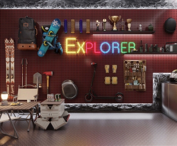 Industrial Style Restaurant-ID:964637049