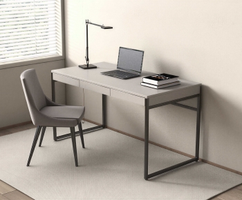 Modern Computer Desk And Chair-ID:567894943