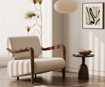 Wabi-sabi Style Lounge Chair-ID:273435129