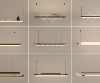 New Chinese Style Long Chandelier-ID:858764891