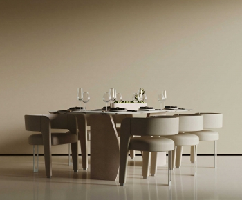 Modern Dining Table And Chairs-ID:393450986