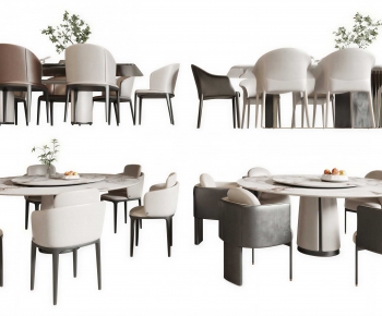 Modern Dining Table And Chairs-ID:750196937