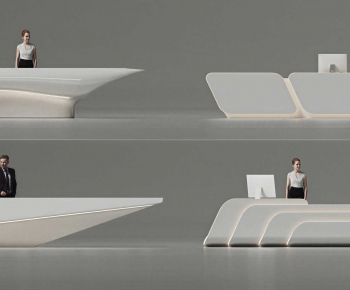 Modern Reception Desk-ID:713218931