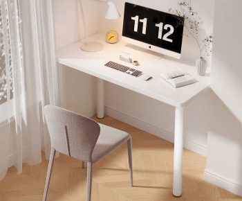 Modern Computer Desk And Chair-ID:322399163