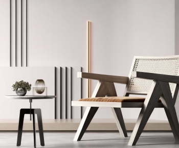 Wabi-sabi Style Lounge Chair-ID:799400849