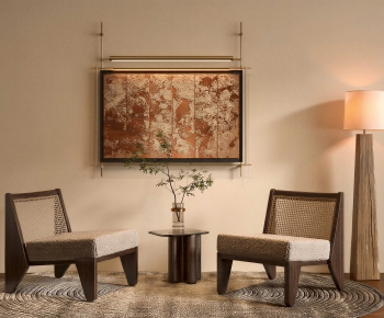 Wabi-sabi Style Lounge Chair-ID:482327947