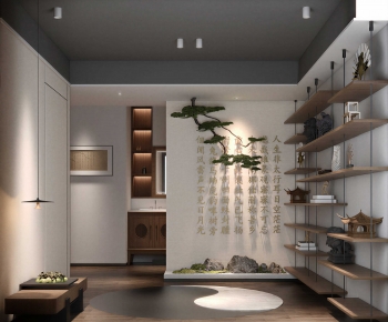 New Chinese Style Hallway-ID:962905885