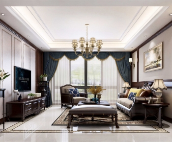 American Style A Living Room-ID:865679984