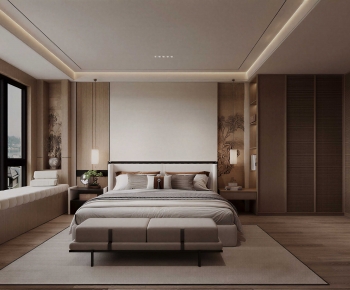 New Chinese Style Bedroom-ID:397911076