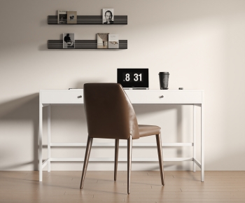 Modern Computer Desk And Chair-ID:327084062