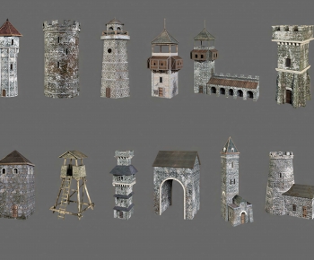 Modern Ancient Architectural Buildings-ID:884233001