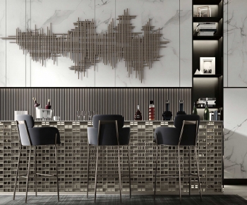 Modern Counter Bar-ID:165380952