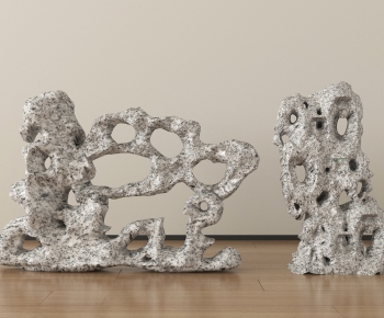 New Chinese Style Rockery Waterscape-ID:555322891