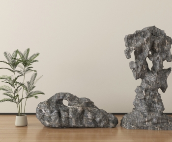 New Chinese Style Rockery Waterscape-ID:907043935