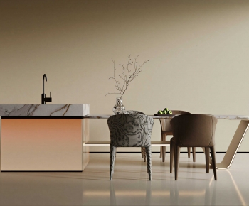 Modern Dining Table And Chairs-ID:905811076