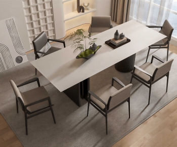 Modern Dining Table And Chairs-ID:510631085