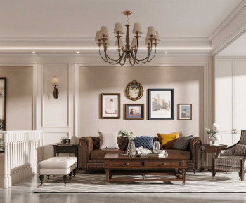 American Style A Living Room-ID:244436981