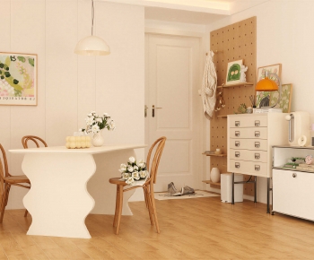 Modern Computer Desk And Chair-ID:646599052