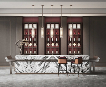 New Chinese Style Counter Bar-ID:976473095