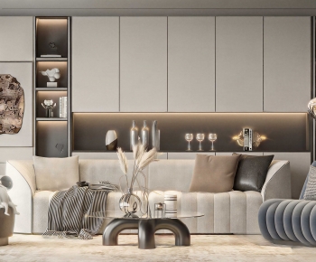 Modern A Living Room-ID:815051086