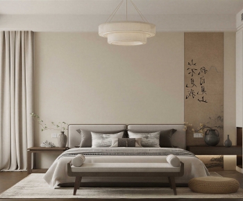 New Chinese Style Bedroom-ID:151055102