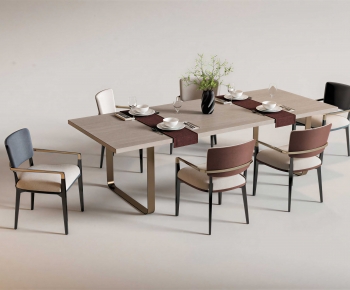 New Chinese Style Dining Table And Chairs-ID:135500474