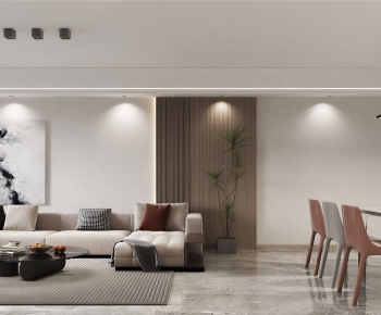 Modern A Living Room-ID:609291084