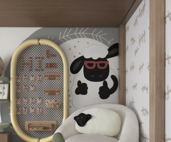 Modern Single Sofa-ID:194453006