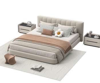 Modern Double Bed-ID:104210447