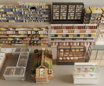 Modern Supermarket Shelf-ID:130449063