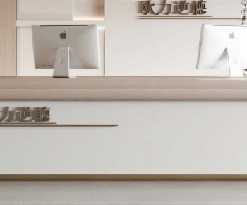 Modern Reception Desk-ID:354902037