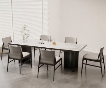 Modern Dining Table And Chairs-ID:216111906