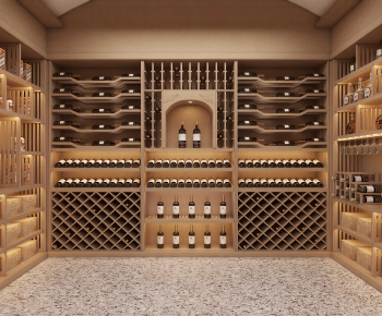 Modern Wine Cellar/Wine Tasting Room-ID:498405932