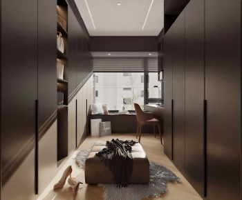 Modern Clothes Storage Area-ID:978085043