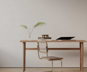 Modern Computer Desk And Chair-ID:672060016