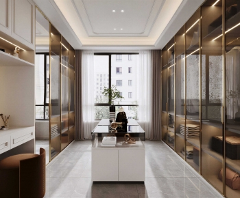 Modern Clothes Storage Area-ID:910921131