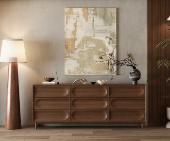 Wabi-sabi Style Entrance Cabinet-ID:192210718