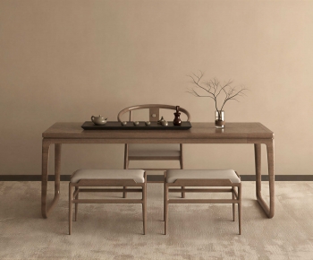 New Chinese Style Tea Tables And Chairs-ID:777632006