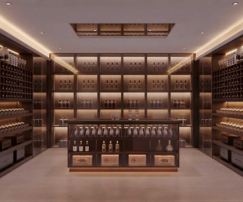 New Chinese Style Wine Cellar/Wine Tasting Room-ID:587449071