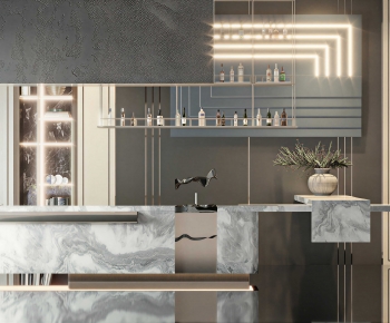 Modern Counter Bar-ID:642621991