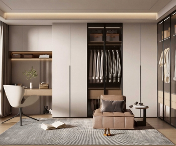 Modern Clothes Storage Area-ID:866336111